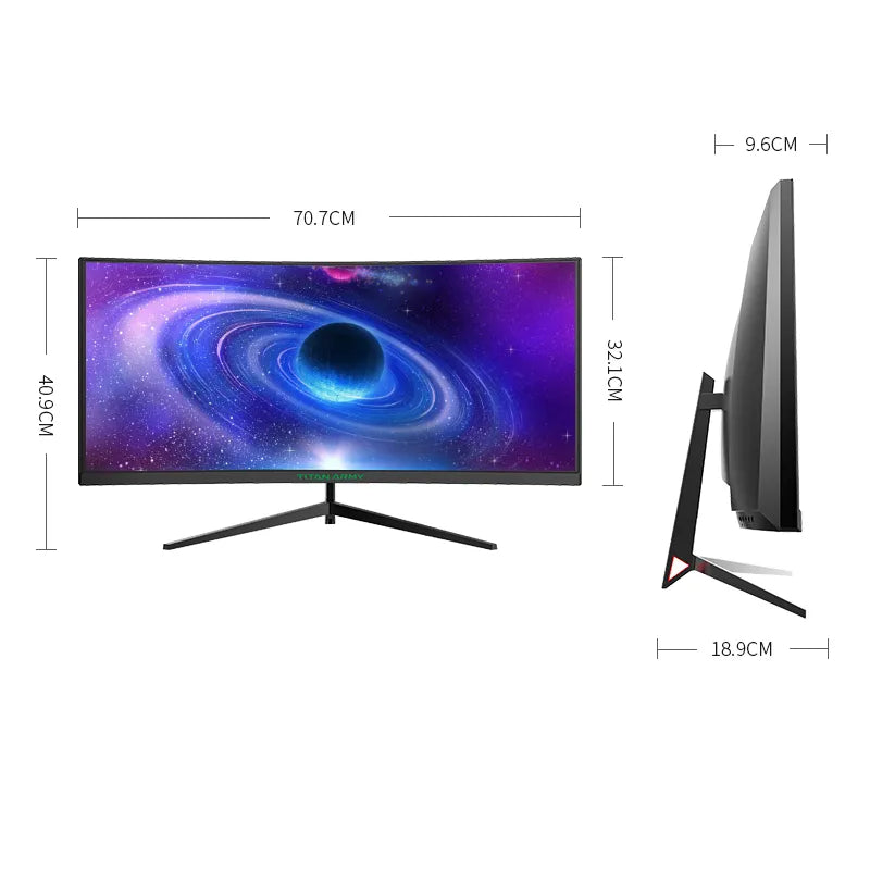 TITAN ARMY 30-Inch 2K Curved Gaming Monitor