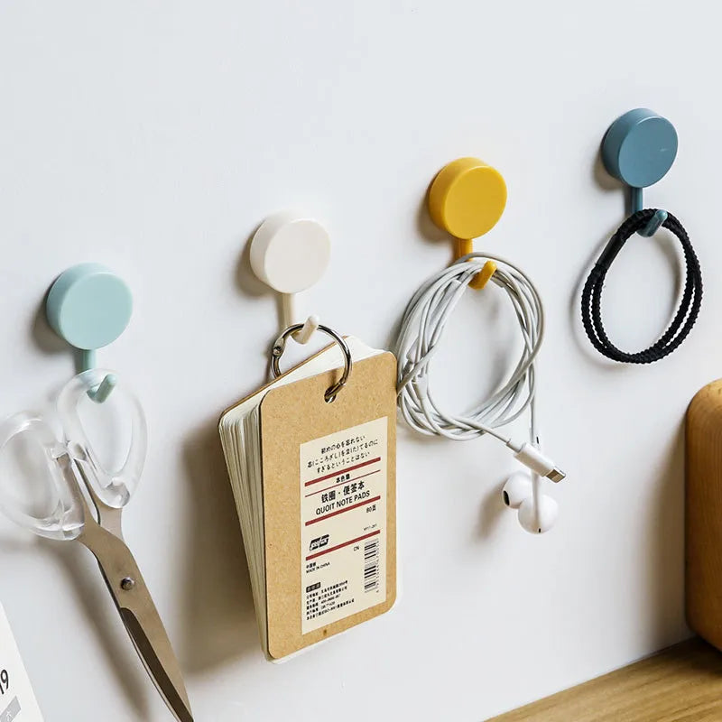 10 Self-Adhesive Wall Hooks for Easy Home Organization