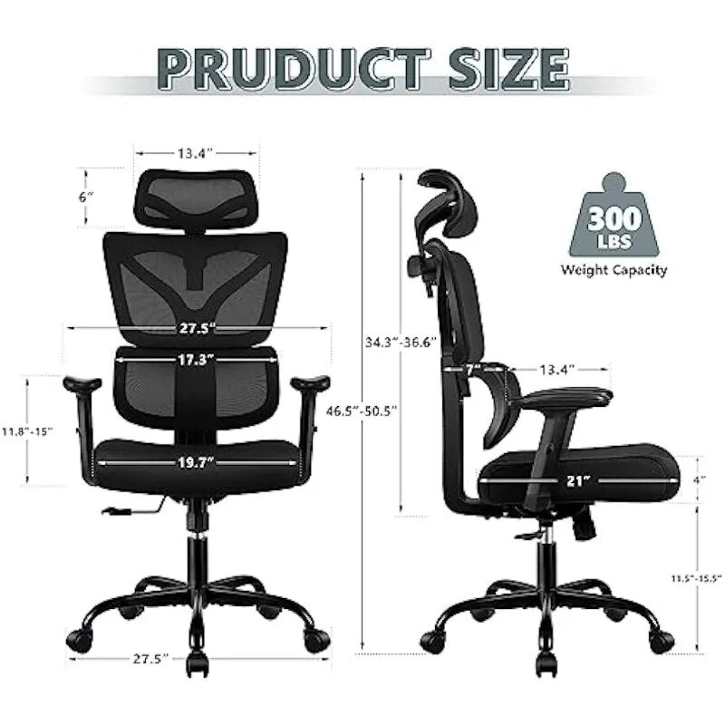 Winrise Ergonomic High-Back Gaming Chair - Big & Tall Design