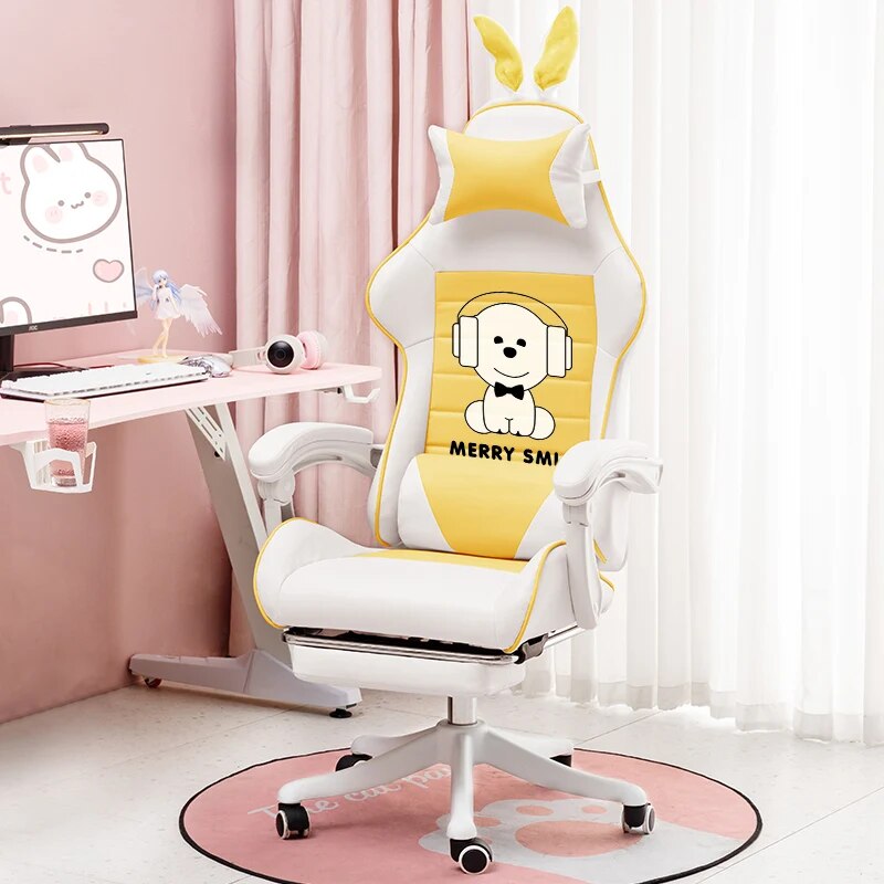 Ergonomic Pink Gaming Chair High-Quality Comfort