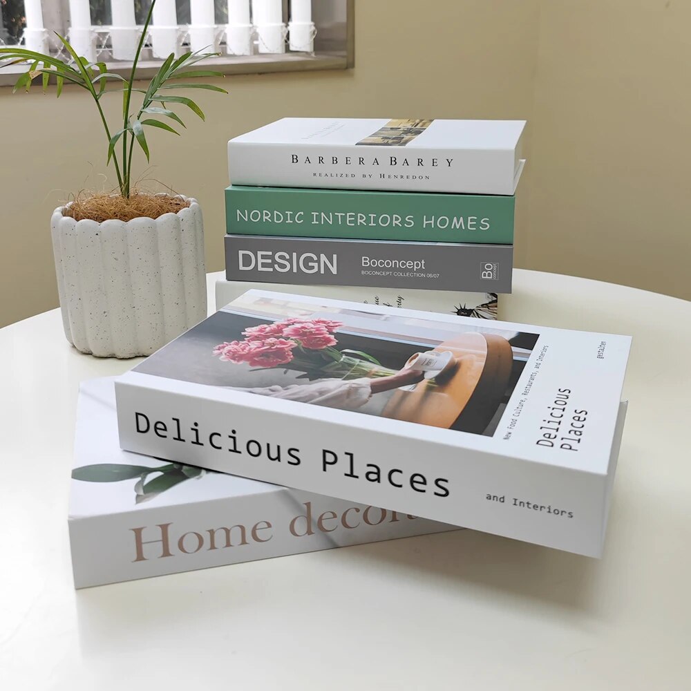 Chic Faux Books for Stylish Home Decor