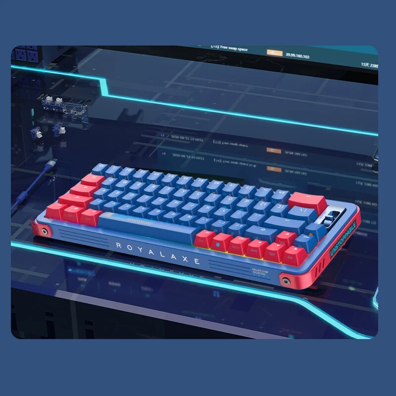 ROYAL AXE Y68 Hot Swappable Mechanical Gaming Keyboard